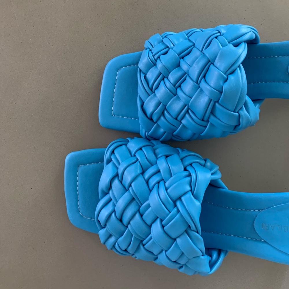 Blue Kitten Heels